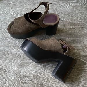 Dries Van Noten Platform Sandals 38.5